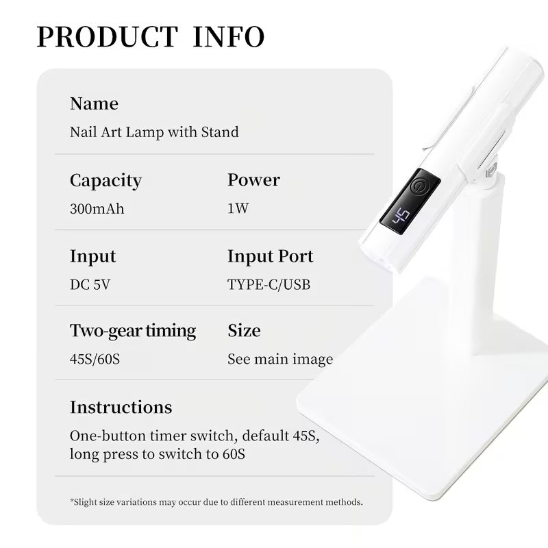 Suport Portabil pentru lampa uv, rotatie 360 grade, anti alunecare