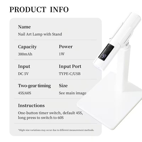 Suport Portabil pentru lampa uv, rotatie 360 grade, anti alunecare
